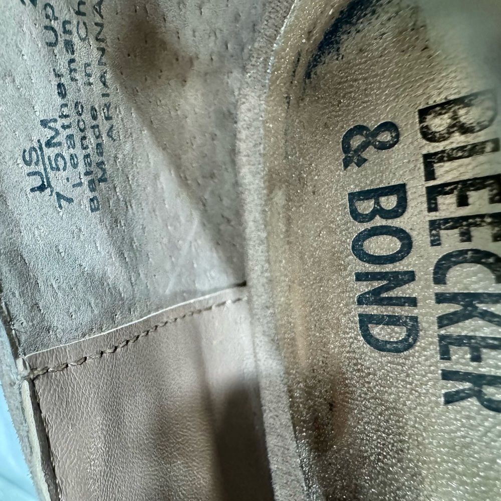 Bleecker & Bond Women's Studded Loafers - Taupe - Picture 6 of 6